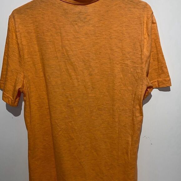 Arizona Jean Co. Men's Orange Heather Two Button Polo Shirt Size Medium NWT - Picture 5 of 8